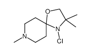 4-chloro-3,3,8-trimethyl-1-oxa-4,8-diazaspiro[4.5]decane Structure