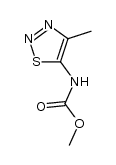 (4-methyl-[1,2,3]thiadiazol-5-yl)-carbamic acid methyl ester Structure