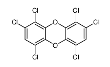 1,2,4,6,7,9/1,2,4,6,8,9-Hexachlorodibenzo-p-dioxin Structure