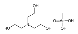 2-[bis(2-hydroxyethyl)amino]ethanol,methylarsonic acid Structure