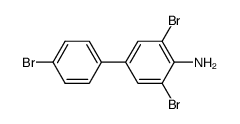 3,5,4'-tribromo-biphenyl-4-ylamine结构式