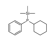 cyclohexyl-phenyl-trimethylsilylphosphane Structure