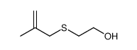 2-(2-methylprop-2-enylsulfanyl)ethanol Structure