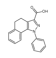 1-phenyl-4,5-dihydro-1H-benzo[g]indazole-3-carboxylic acid结构式