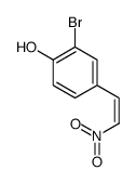 2-bromo-4-(2-nitroethenyl)phenol Structure