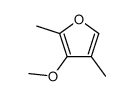 3-methoxy-2,4-dimethylfuran结构式