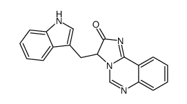 3-(1H-indol-3-ylmethyl)-3H-imidazo[1,2-c]quinazolin-2-one Structure