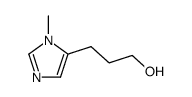 1H-Imidazole-5-propanol,1-methyl-(9CI) structure