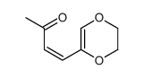 4-(2,3-dihydro-1,4-dioxin-5-yl)but-3-en-2-one结构式