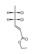 (4SR,5RS,E)-ethyl 4,5-dichlorohex-2-enoate Structure