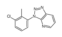 3-(3-chloro-2-methylphenyl)triazolo[4,5-b]pyridine结构式
