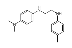4-N,4-N-dimethyl-1-N-[2-(4-methylanilino)ethyl]benzene-1,4-diamine结构式