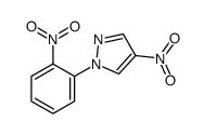 4-nitro-1-(2-nitrophenyl)pyrazole结构式