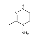 3-methyl-5,6-dihydro-1H-1,2,4-triazin-4-amine结构式