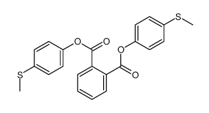bis(4-methylsulfanylphenyl) benzene-1,2-dicarboxylate Structure