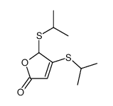 2,3-bis(propan-2-ylsulfanyl)-2H-furan-5-one Structure