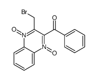 [3-(bromomethyl)-4-oxido-1-oxoquinoxalin-1-ium-2-yl]-phenylmethanone结构式