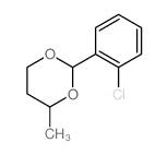 1,3-Dioxane,2-(2-chlorophenyl)-4-methyl-结构式