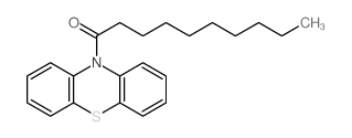 1-Decanone,1-(10H-phenothiazin-10-yl)-结构式