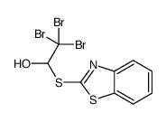 1-(1,3-benzothiazol-2-ylsulfanyl)-2,2,2-tribromoethanol结构式