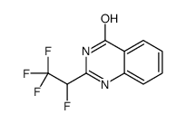 2-(1,2,2,2-tetrafluoroethyl)-1H-quinazolin-4-one结构式