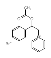 (1-phenyl-2-pyridin-1-yl-ethyl) acetate Structure