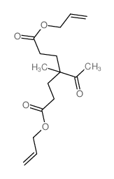 diprop-2-enyl 4-acetyl-4-methyl-heptanedioate Structure