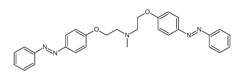 N,N-Bis[2-(p-phenylazophenoxy)ethyl]methylamine structure