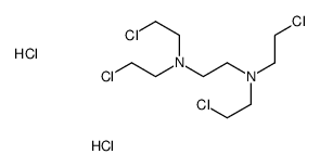 2-[bis(2-chloroethyl)azaniumyl]ethyl-bis(2-chloroethyl)azanium,dichloride结构式