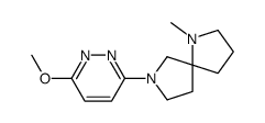 7-(6-methoxypyridazin-3-yl)-1-methyl-1,7-diazaspiro[4.4]nonane结构式