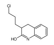 3-(3-chloropropyl)-3,4-dihydro-1H-quinolin-2-one结构式