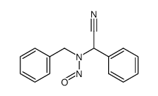 [N-Nitroso-N-benzyl-amino]-phenylacetonitril Structure