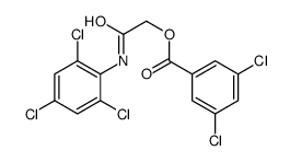 [2-oxo-2-(2,4,6-trichloroanilino)ethyl] 3,5-dichlorobenzoate Structure
