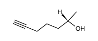 [S,(+)]-6-Heptyne-2-ol结构式