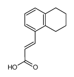 (E)-3-(5,6,7,8-tetrahydronaphthalen-1-yl)acrylic acid Structure