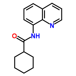 Cyclohexanecarboxamide, N-8-quinolinyl- (9CI) structure