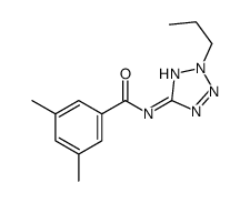 Benzamide, 3,5-dimethyl-N-(2-propyl-2H-tetrazol-5-yl)- (9CI) structure