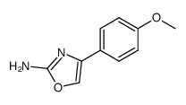 4-(4-methoxy-phenyl)-oxazol-2-ylamine Structure