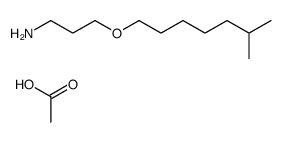 3-(isooctyloxy)propylammonium acetate Structure