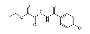 ETHYL 2-[2-(4-CHLOROBENZOYL)HYDRAZINO]-2-OXOACETATE picture