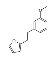 2-[β-(m-methoxyphenyl)ethyl]furan Structure
