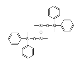 1,3,3,5,5,7-hexamethyl-1,1,7,7-tetraphenyltetrasiloxane结构式