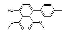dimethyl 3-hydroxy-6-(4-methylphenyl)phthalate Structure