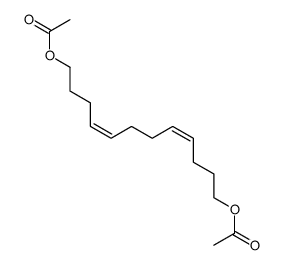(4Z,8Z)-dodecadien-1,12-diyl diacetate结构式