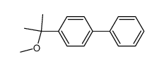 Methylether von 2-p-Biphenyl-2-propanol结构式