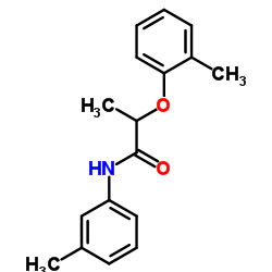 2-(2-Methylphenoxy)-N-(3-methylphenyl)propanamide结构式