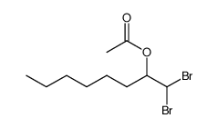2-acetoxy-1,1-dibromo-octane结构式