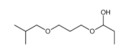 1-[3-(2-methylpropoxy)propoxy]propan-1-ol结构式