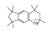 1,1,3,3-tetramethyl-6-(1,1,3,3-tetramethylbutyl)indan-5-ol structure