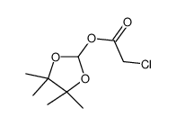 (4,4,5,5-tetramethyl-1,3-dioxolan-2-yl) 2-chloroacetate Structure